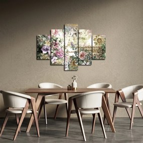 Tablou - Flori de design (150x105 cm)