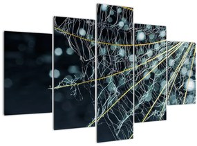 Tablou - Floare cu pânză de pâianjen (150x105 cm)