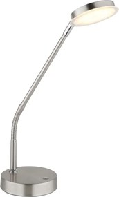 Globo 58504TN - Lampă de masă LED SILVIO, dimabilă prin atingere, 6,5W/230V, crom mat