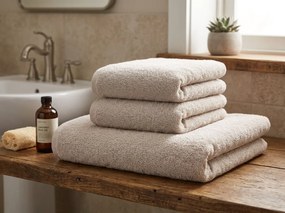 Prosop NORIELLE 50x90 cm bej, 100% bumbac