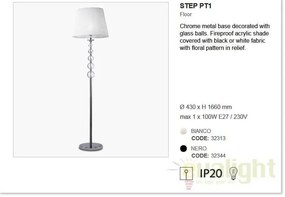 Lampadar, lampa de podea STEP PT1 NERO 032344