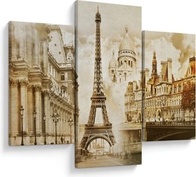 Tablou - Monumente din Paris (90x60 cm)