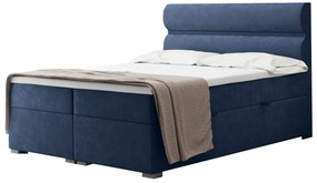 Expedo Pat tapitat boxspring FELTA + topper, 140x200, riviera 81