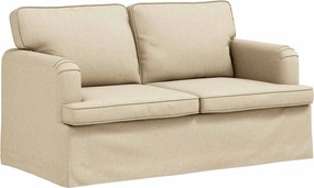 vidaXL Canapea Crem 144 x 80 x 85 cm țesătură