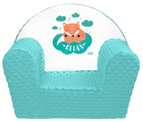 Fotoliu New Baby Minky Fox mint , 42 x 53 cm