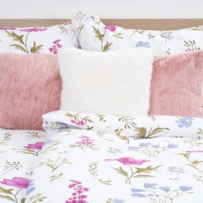 Lenjerie de pat din muselină 4Home Wildflower Harmony, 140 x 220 cm, 70 x 90 cm