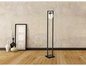 Lampadar REY 1xE27/7W/230V negru Klausen 107003