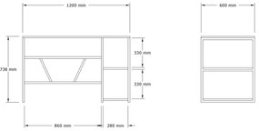 Masă PC Tonove 2 (antracit) . 1094890