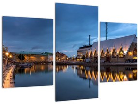 Tablou cu canalul - Göteborg (90x60 cm)