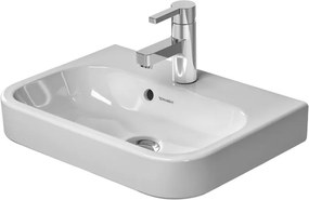 Duravit Happy D.2 lavoar 50x36 cm semicircular mobilier alb 07105000001