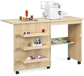 Masă pentru mașină de cusut, natur