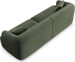 Canapea verde cu tapițerie din catifea 255 cm Campi – Cosmopolitan Design