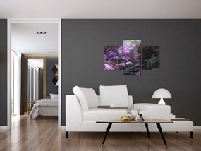 Tablou -cu grădina violetă (90x60 cm)