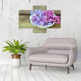 Tablou - plantă violetă (90x60 cm)