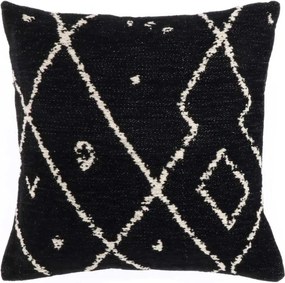 Perna decorativa SOLIA VORO 45x45 cm, negru