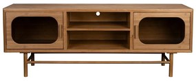 Comodă TV în culoare naturală din bambus 150x55x40 cm Caroun – Dutchbone