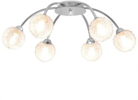 vidaXL Lustră cu 6 becuri LED G9 240 W