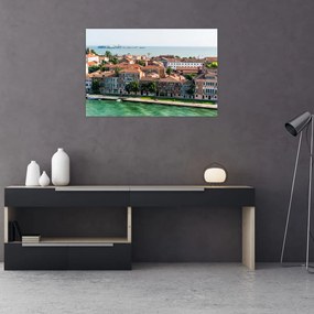Tablou - Vedere aeriană a orașului (90x60 cm)