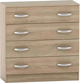 Comoda BETTY 2, stejar sonoma, PAL laminat, 150x39x93 cm