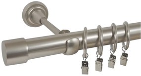 Galerie SIMPLA PRINDERE PERETE 25 MM -DOP - crom mat (Alege marime: 120 cm)