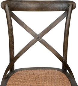 Scaun Thonet din lemn masiv si sezut din ratan