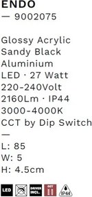 Aplica de perete LED baie IP44 ENDO