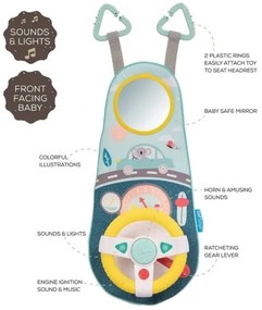 Taf Toys - Volan auto suspendat Koala, 2xAA baterii