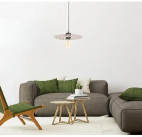 Lustră pe cablu FALCO 1xE27/60W/230V d. 30 cm bej