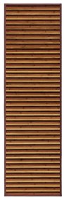 Covor tip traversă galben muștar/maro din bambus 60x200 cm – Casa Selección