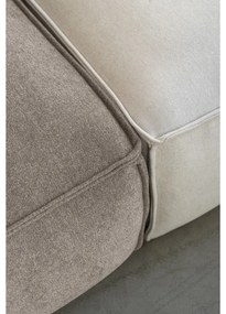 Modul pentru canapea bej (cu colț pe partea dreaptă) Flex Felix – Miuform