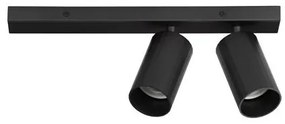 Plafoniera cu 2 spoturi GU10 ZELOS negru