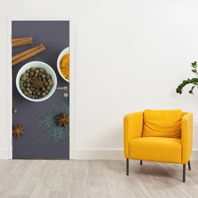 Fototapet pentru ușă - Condimente (95x205cm)
