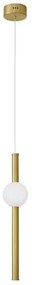 Pendul LED design modern Neutron auriu 12cm