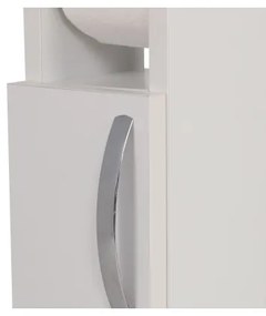 Dulap cu suport pentru hârtie igienică STAR 65x15 cm alb
