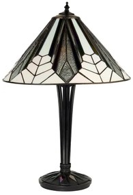 Endon 63939 - Lampă de masă Tiffany ASTORIA, 2 x E27, max. 60 W, 230 V, Ø 40 cm