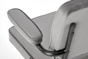 Scaun de birou Fidel velvet gri