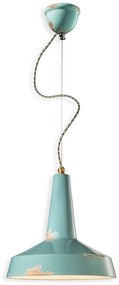 Lustra design retro realizat manual din ceramica VINTAGE