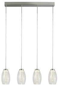 Lustra LED moderna cu 4 pendule Cyclone 97292-4CL SRT