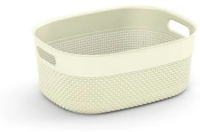 Coș de plastic FILO - crem