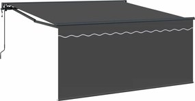 vidaXL Cortina Retractabilă Antracit 300 x 250 cm