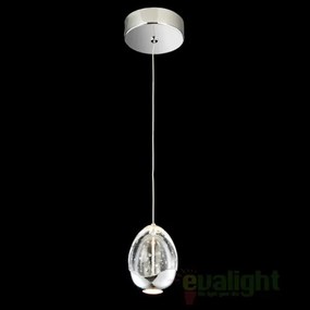 Pendul modern LED diametru 9cm ROCIO crom 784326