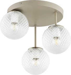 Brilagi - Plafonieră STELLA 3xE27/60W/230V bej/auriu