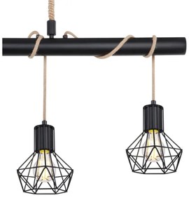 Globo 54017-4H - Lustră pe cablu PRISKA 4xE27/60W/230V