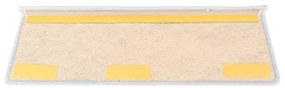 Covorase scari autoadezive, 15 buc. albastru 65x25 cm, sisal 15, Albastru, 65 x 25 cm