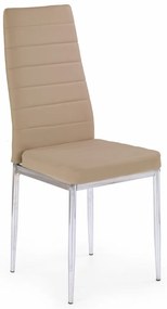 Scaun de bucaterie Perla, bej/argintiu