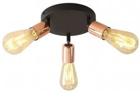 Plafoniera vintage 3 becuri E27 STRAIGHT KL163006 KLAUSEN