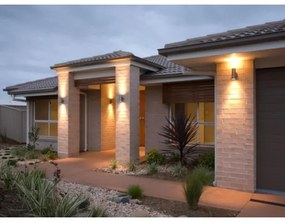 Aplică de exterior QUAZAR7 2xGU10/11W/230V IP44 gri