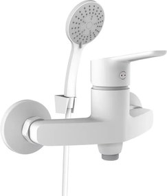 Baterie dus Rubineta Uno monocomanda negru mat cu set de dus para 3 functii