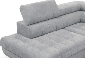 Colțar extensibil Nardo L stânga - chenille gri deschis Vibe 85