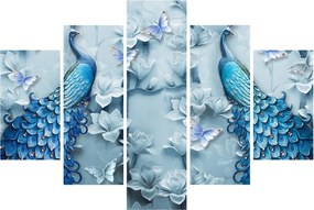 Tablou cu păuni (150x105 cm)